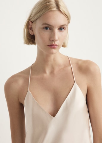 MANGO Negligée 'Lita' in Beige