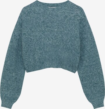 Pull&Bear Sweater in Blue: front