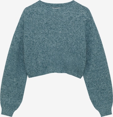 Pull-over Pull&Bear en bleu : devant