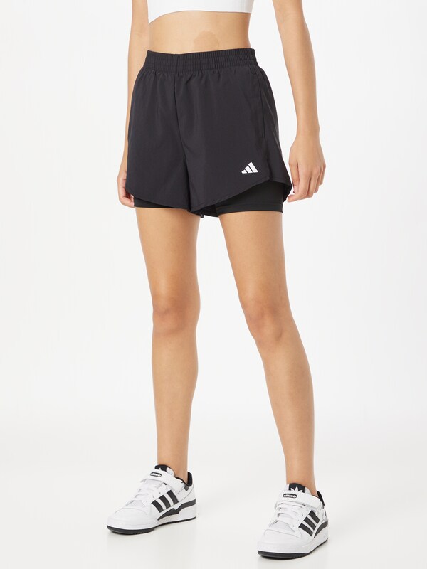 ADIDAS PERFORMANCE Regular Workout Pants 'Minimal Made For Training' in Black