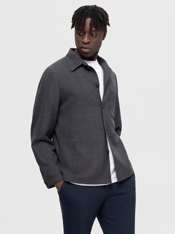 Fit confort Veste mi-saison 'ROBERT' SELECTED HOMME en gris