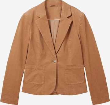 TOM TAILOR Blazer in Brown: front