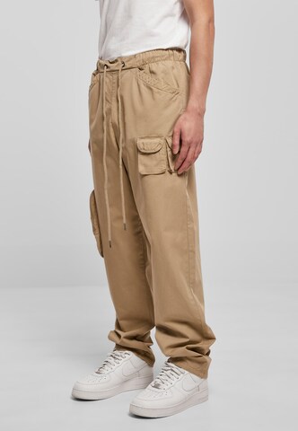 Urban Classics Loosefit Cargobroek in Beige
