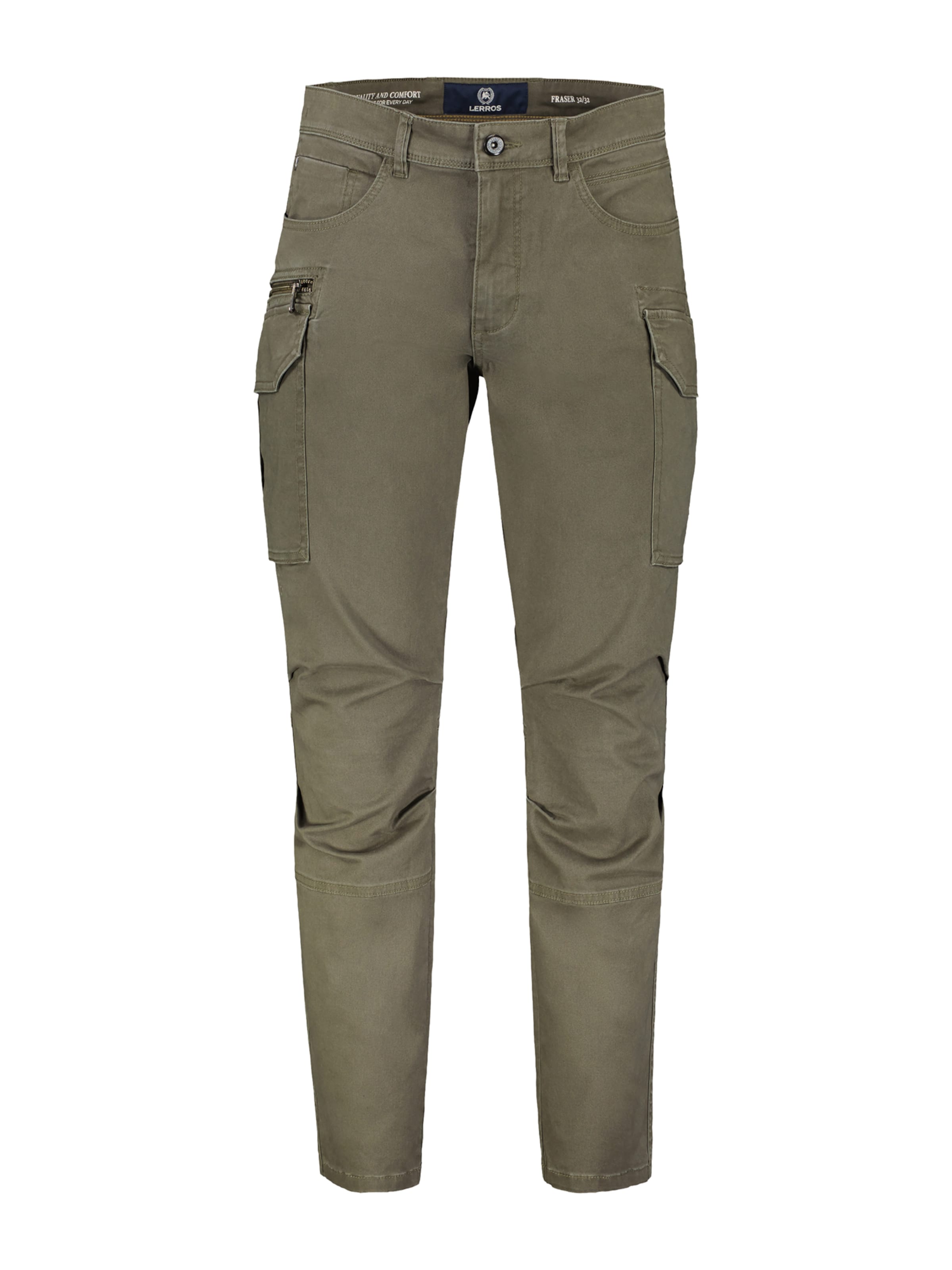 LERROS Regular Cargo Pants FRASER in Grün: Vorderseite