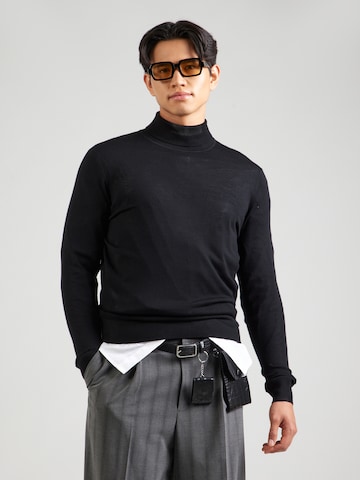 Pull-over bugatti en noir : devant