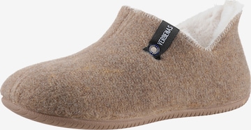Pantoufle VERBENAS en marron : devant