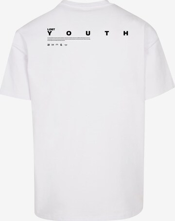 Lost Youth T-shirt 'Dove' i vit