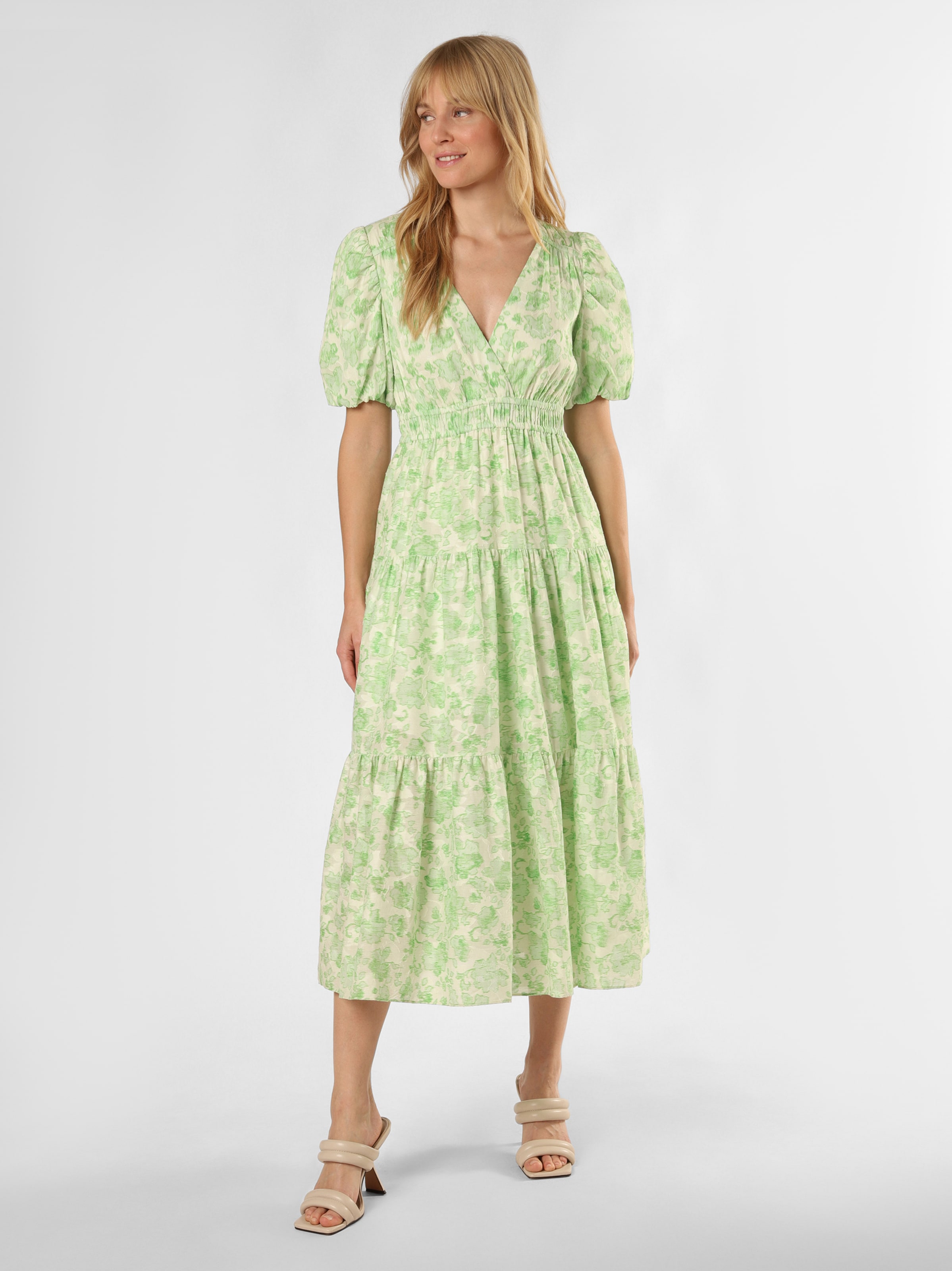 Green frock and frill dress sales