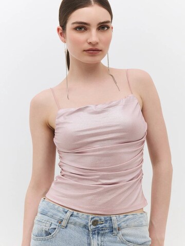 No Matter What Top in Roze