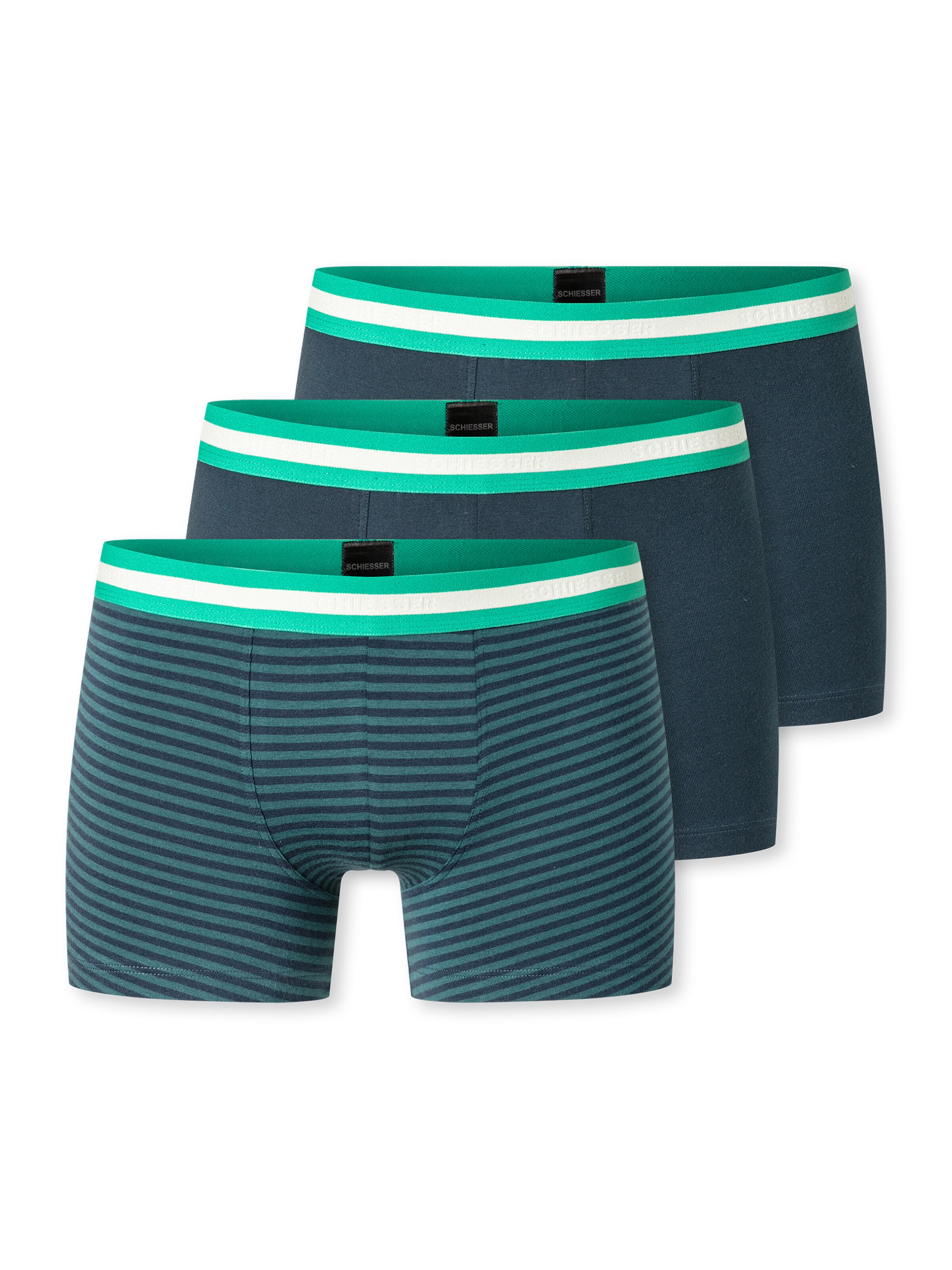 SCHIESSER Underpants ' 95/5 Multi ' in Blue: front