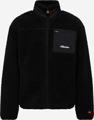 ELLESSE Funktionsfleecejacke 'Este' in Schwarz: predná strana