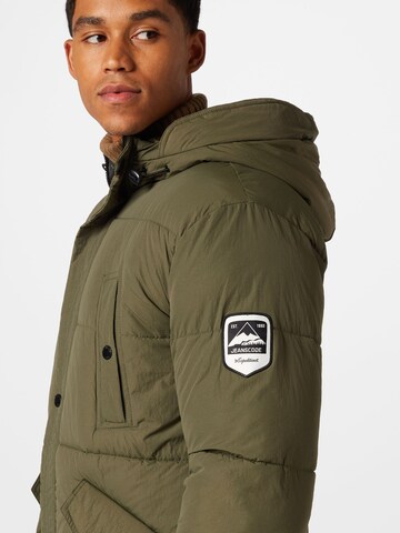 Parka d’hiver 'Gazelle' INDICODE JEANS en vert