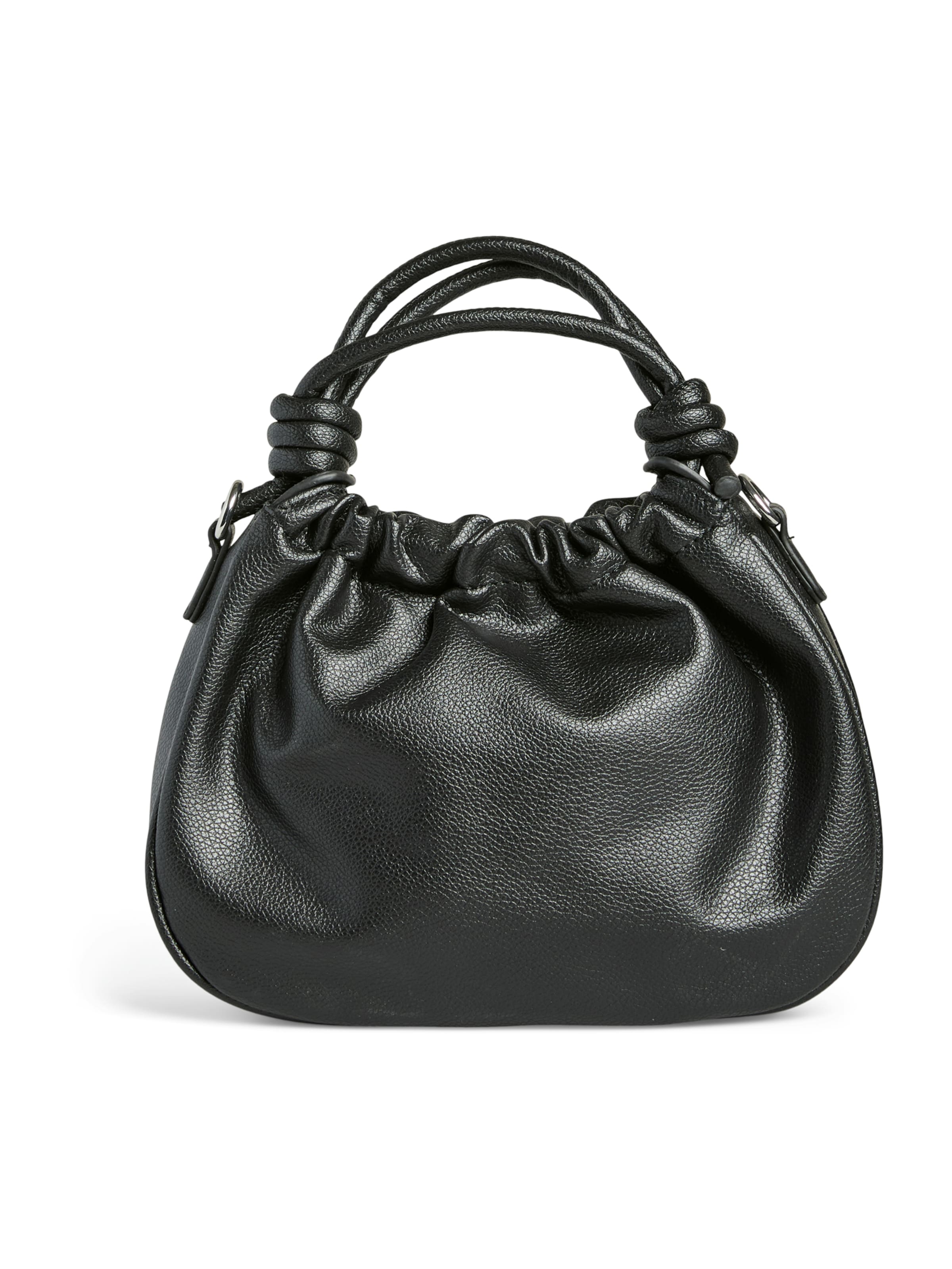 PIECES Τσάντα χειρός σε μαύρο: μπροστά