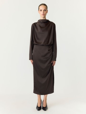 YAS Dress 'PELLA' in Brown