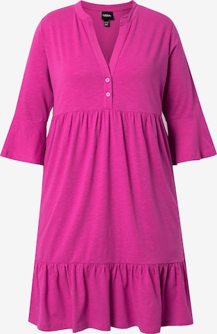 Ulla Popken Kleid in Pink: Vorderseite