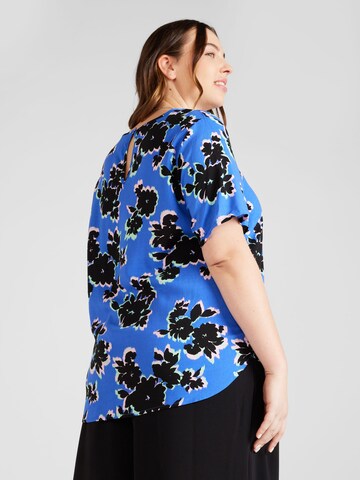 ONLY Carmakoma Blouse 'NOVA' in Blauw