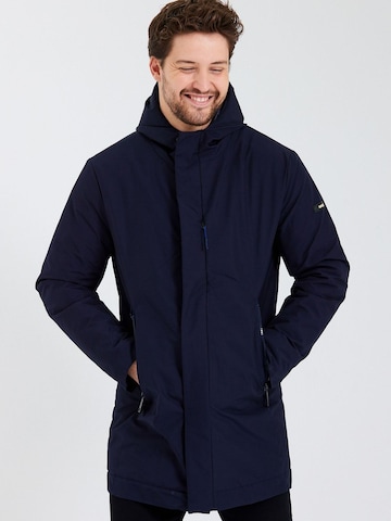 Ron Tomson Winter Coat in Blue