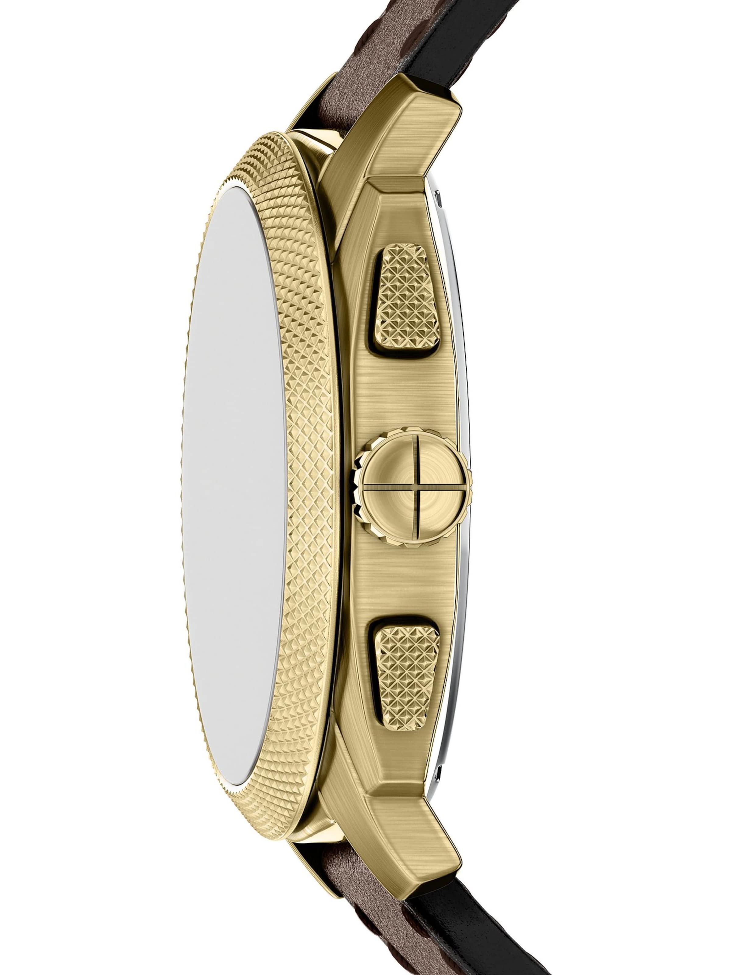 FOSSIL Analog klocka i brun