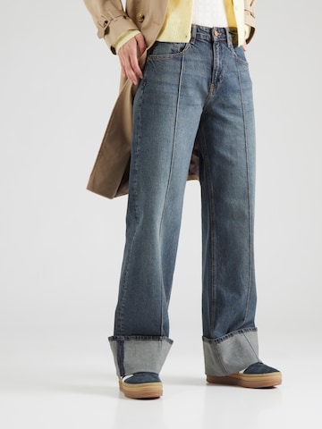 Wide Leg Jean 'Janice' Mavi en bleu : devant
