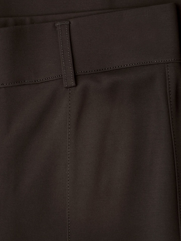 STREET ONE Bootcut Nohavice - Hnedá