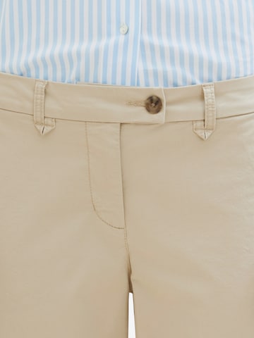 TOM TAILOR Loosefit Chino in Beige