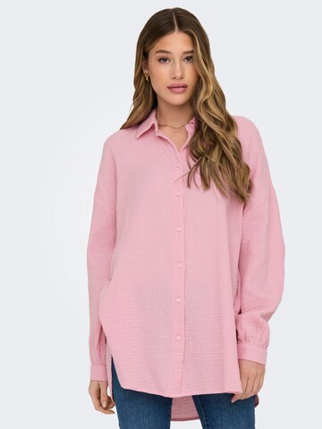 Camicia da donna 'THYRA' di ONLY in rosa