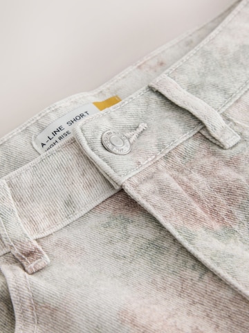 Next Wide Leg Shorts in Grau