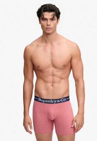Superdry & Co Boxer shorts in Red: front