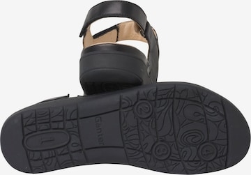 Ganter Sandalen met riem in Zwart