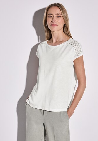 STREET ONE Shirt in White: front