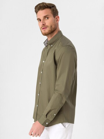 Regular fit Camicia di Dandalo in verde