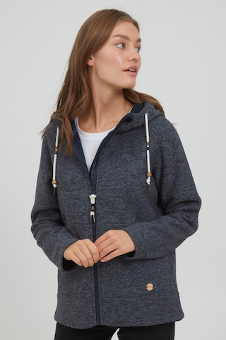 Oxmo Fleece jas 'FIA' in Zwart: voorkant