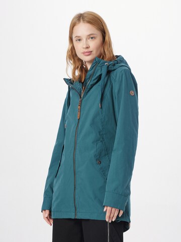 Ragwear Between-Seasons Coat in Green: front