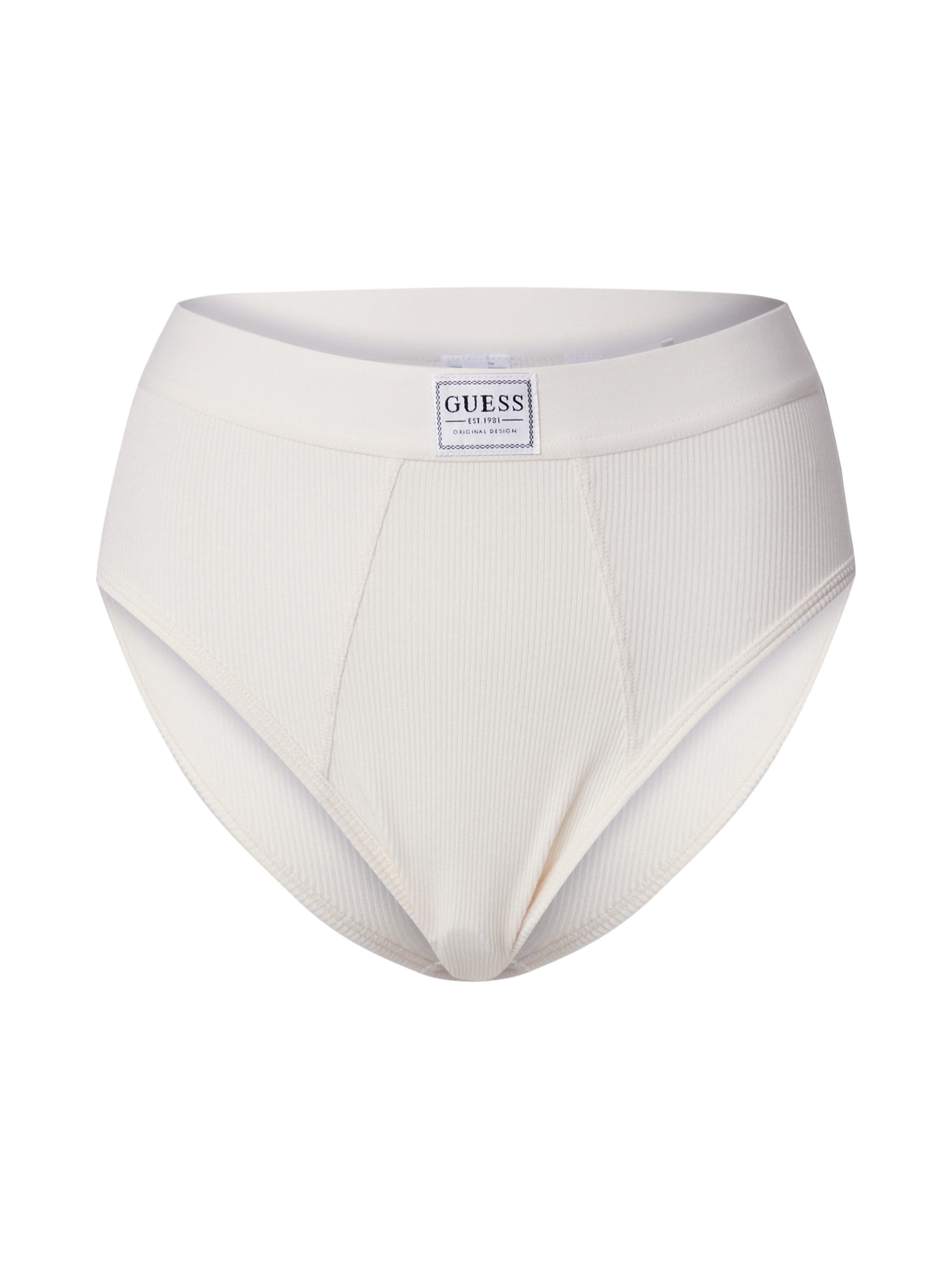 smėlio GUESS Moteriškos kelnaitės 'Tessa': priekis