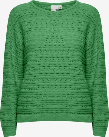 ICHI Sweater 'MARION' in Green: front