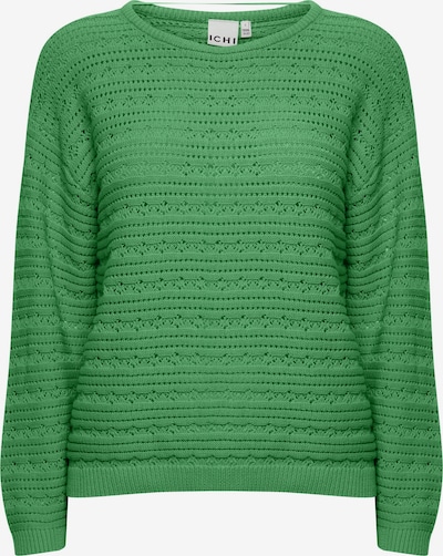 ICHI Strickpullover 'MARION' in grün, Produktansicht