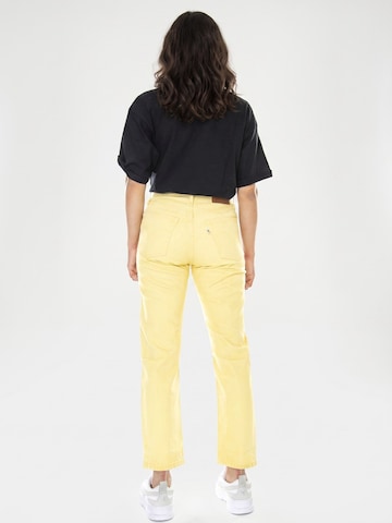 LEVI'S ® Luźne Jeansy '501 Crop Yd Botanical Gardenia' w kolorze żółty