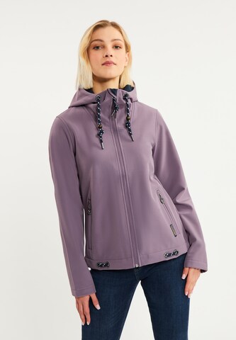 Veste fonctionnelle Schmuddelwedda en violet : devant