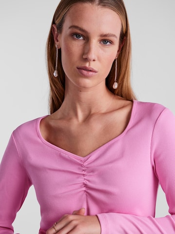 PIECES Majica 'Tania' | roza barva