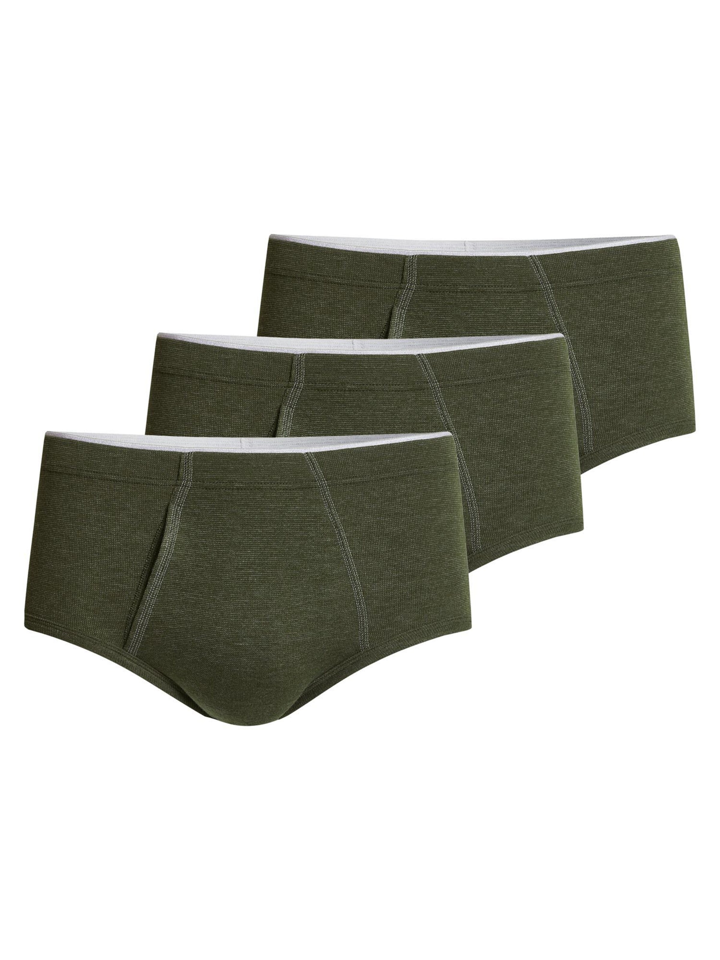 CON-TA Long Johns 'Basic' in Green: front