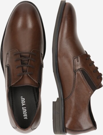 ABOUT YOU Lace-up shoe 'Adam' in Brown