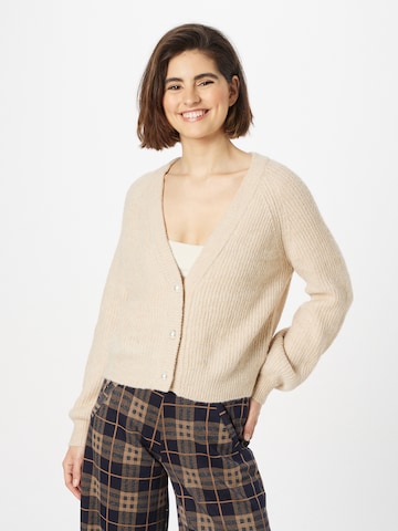 Cardigan 'Marin' ICHI en beige : devant