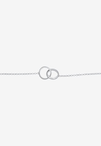 ELLI Halskette Choker, Geo, Kreis in Silber