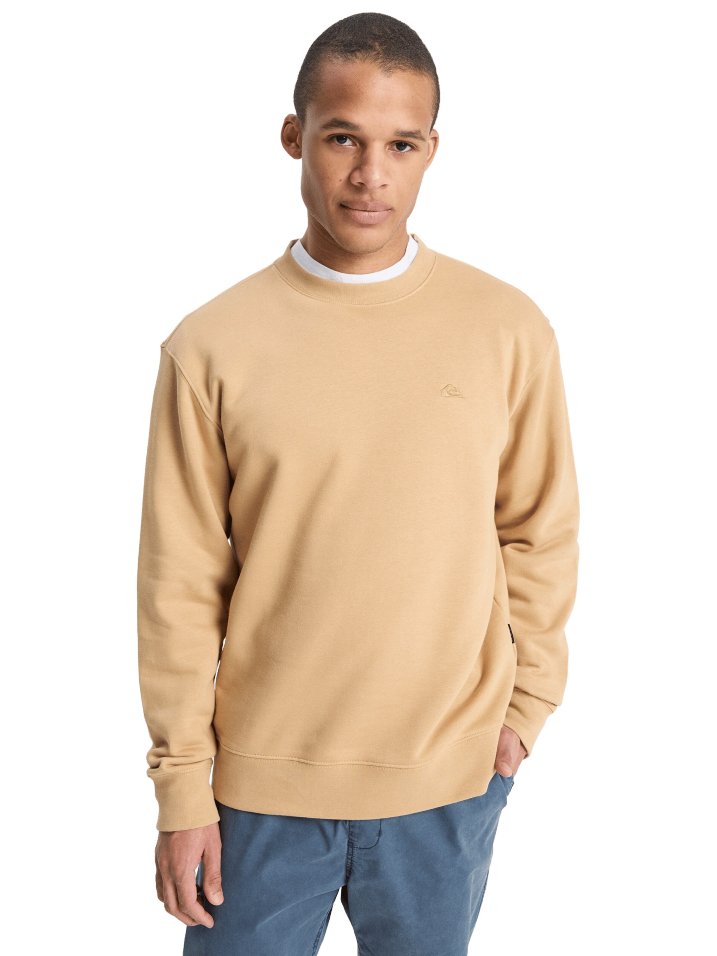 QUIKSILVER Sweatshirt 'Salt Water' in Green: front
