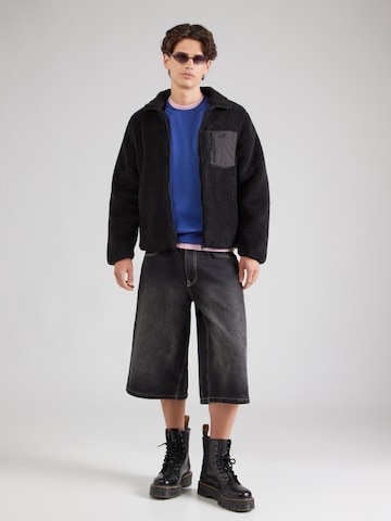 Bluză de molton de la ALPHA INDUSTRIES pe albastru