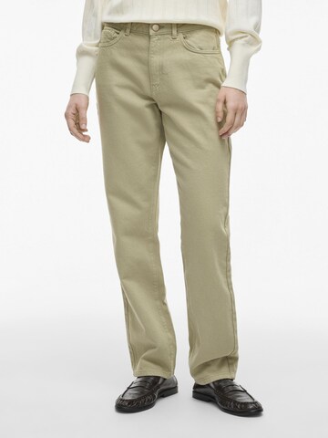 VILA Regular Jeans 'ALICE' in Groen: voorkant