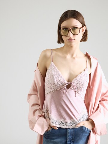 Abercrombie & Fitch - Top 'JUILA' em rosa: frente