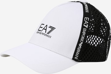 Șapcă de la EA7 Emporio Armani pe negru: față