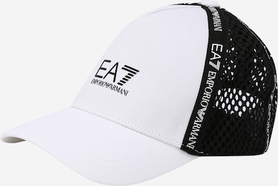Șapcă EA7 Emporio Armani pe negru / alb, Vizualizare produs