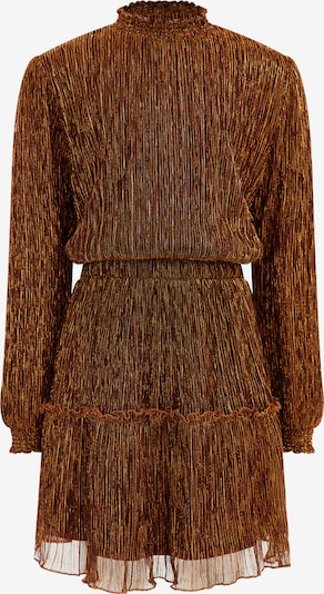 WE Fashion Robe en noisette / brun foncé / bronze, Vue avec produit